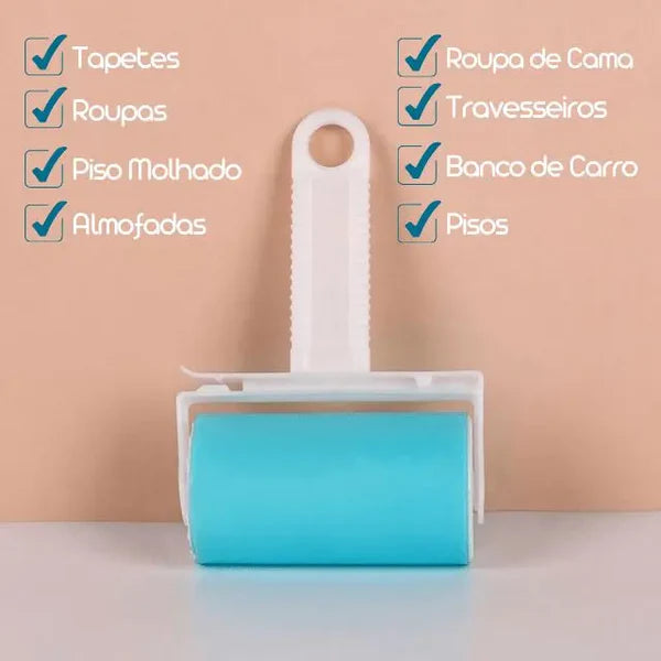 RollMaster - Rolo para Pelos em Gel (LAVÁVEL/REUTILIZÁVEL)