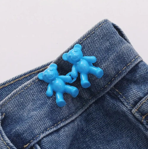 BearFixer - Kit com 2 Botão Fivela para Ajuste de Calça