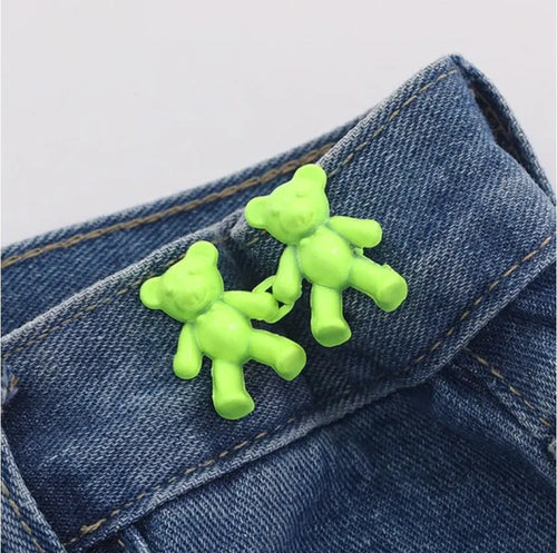 BearFixer - Kit com 2 Botão Fivela para Ajuste de Calça
