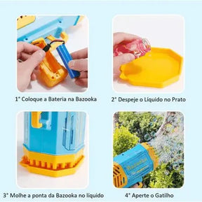 BubbleBazooka - Máquina de Bolha de Sabão