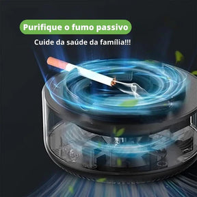 Cinzeiro Purificador De Ar Eletrônico Removedor De Fumaça
