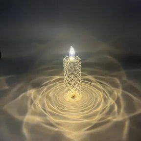 CrystalLamp - Luminária de Mesa Cristal LED