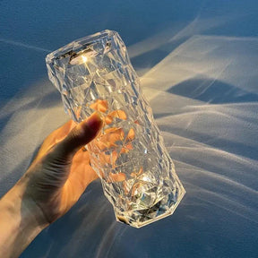 CrystalLamp - Luminária de Mesa Cristal LED