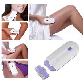 Depilador Elétrico Recarregável Indolor - Depilador Íntimo Corporal Feminino - Removedor de Pelos