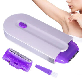 Depilador Elétrico Recarregável Indolor - Depilador Íntimo Corporal Feminino - Removedor de Pelos