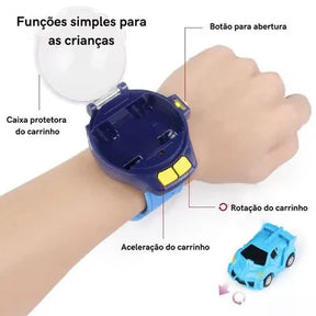FastCar - Relógio com Carrinho de Controle Remoto